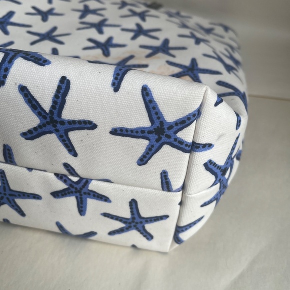 Kate Spade Dancing Starfish Bon Shopper Under the Sea Nautical Tote Shoulder Bag - Picture 6 of 12